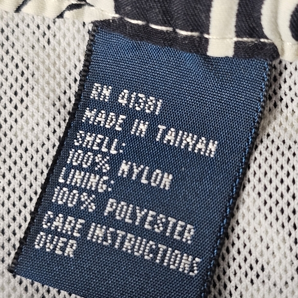 Polo Ralph Lauren Swimwear mens Large Hawaiian Print Aloha Navy White Preppy - Picture 3 of 10